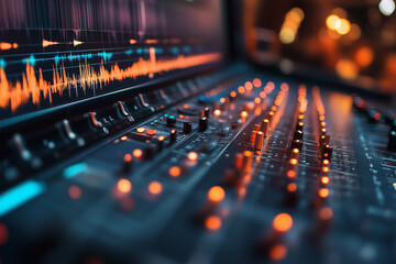 sound wave timeline in video editing