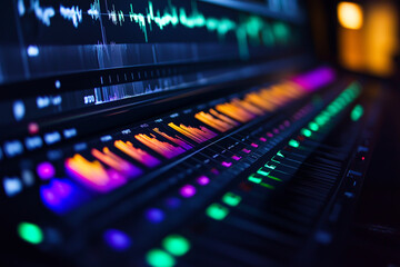 sound wave timeline in video editing