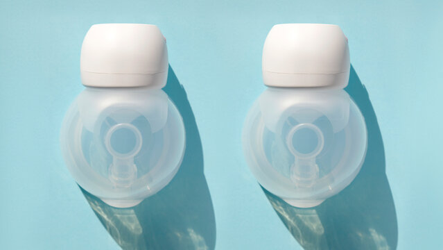 Compact wearable electric breast pump