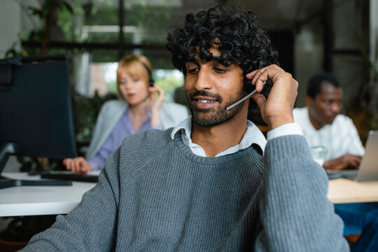 Working in a call center