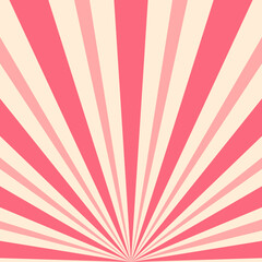 Vintage background. Sunburst pattern.