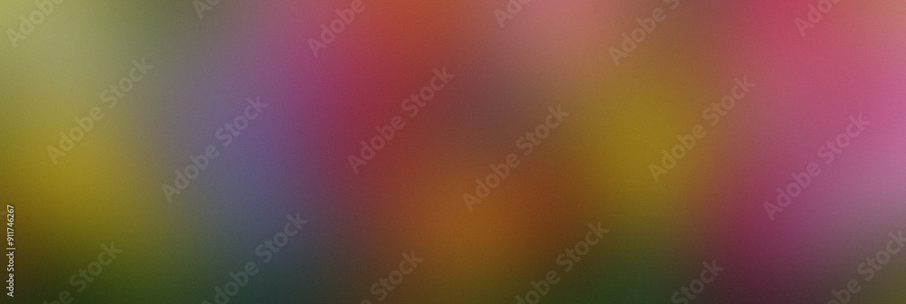 Poster colorful blurred floral noisy gradient create an abstract background in a vibrant garden, showcasing