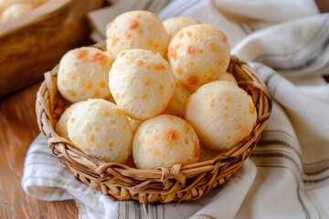 Pao de queijo. Delicious Brazilian cheese bread. Also known in Latin America as Chipa, Pan de Bono and Pan de Yuca. 