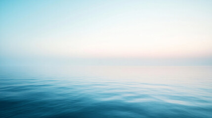 Fototapeta premium A blurred gradient background transitioning from white to blue, embodying a tranquil and creative concept.