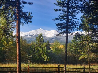 Colorado autumn in the mountains