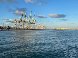 Fototapeta premium Shipping port