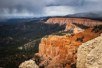 The stunning vista as seen from Yovimpa Point in Bryce Canyon National Park, Utah. You can access this from the Rainbow Point Parking Lot at the end of the Southern Scenic Drive.