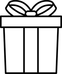 Gift box icon. Partnership icon. Linear style.