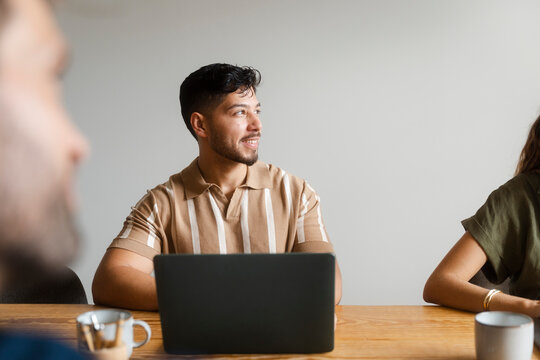 Business Team Working Together In Office
