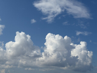 blue sky with clouds