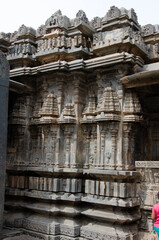 Part of the Harihareshwara temple in Harihar, India