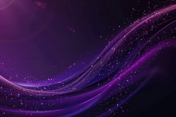 Obraz premium A deep purple and black background featuring small stars