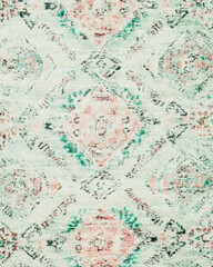 Fototapeta premium Soft Pastel Diamond Patterned Textile Background.