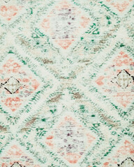 Fototapeta premium Soft Pastel Diamond Patterned Textile Background.