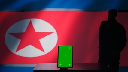 North Korean engineer makes troll accounts with mockup tablet on social media promoting communist...