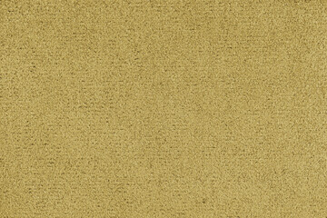 Plain yellow colored microfiber detail texture, suede leather structure, textile background