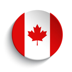 Canada flag button