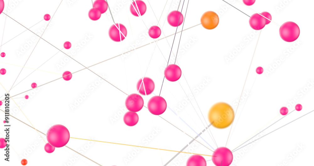 Poster Concept of AI technology, Motion of digital data flow.