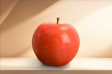 Tasty fresh ripe sweet apple fruit