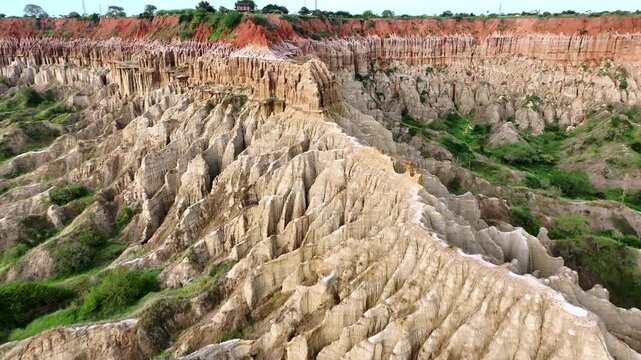 Viewpoint of the Moon in Angola, Luanda, Aerial View