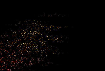Dark Orange vector backdrop with lines, triangles.