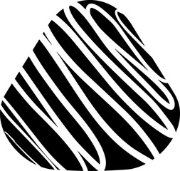 Hand drawn triangle texture