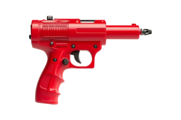 Red Flare Gun Isolated