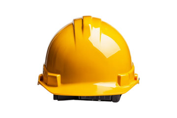 Yellow Hard Hat Isolated