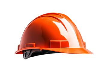 Yellow Hard Hat Safety Helmet Isolated