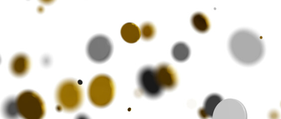 gold  Celebration: Captivating 3D Illustration of Shimmering gold Confetti