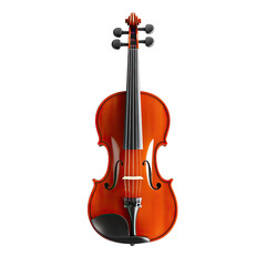 Fototapeta premium Elegant violin with a polished finish