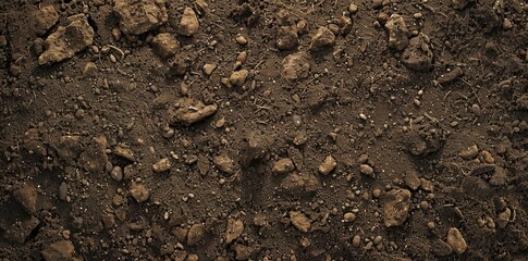 Abundant Growth. Depicting rich, organic soil texture