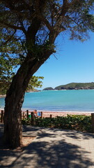 view of the sea from the sea in Brasil, Armaçao dos Buzios