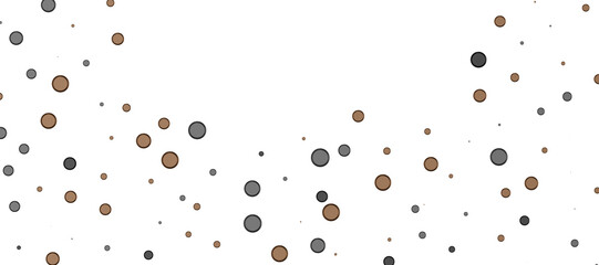 Cascading Splendor: Striking 3D Illustration Showcasing a Dazzling gold Confetti Display