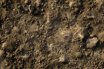 Sandy Soil. Illustration of soil texture concept