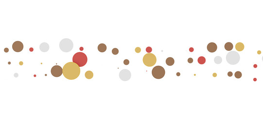 Sunburst and colorful confetti background frame illustration