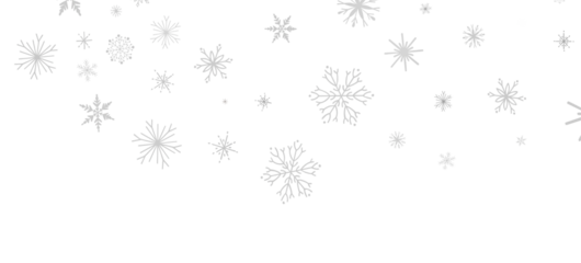 Magical Snowfall: Brilliant 3D Illustration Showcasing Descending Christmas Snowflakes
