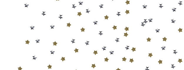 Twinkling Yuletide Skies: Breathtaking 3D Illustration of Falling Christmas Starlights