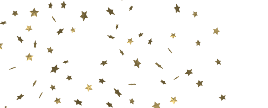 Christmas Star Plummet: Astonishing 3D Illustration Depicting Falling Holiday Stardust - Powered by Adobe