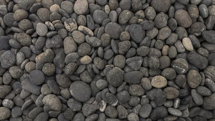 Grey Pebbles Texture, Natural Stone Background