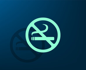 Obraz premium Vector dark color icon with shadow on blue background