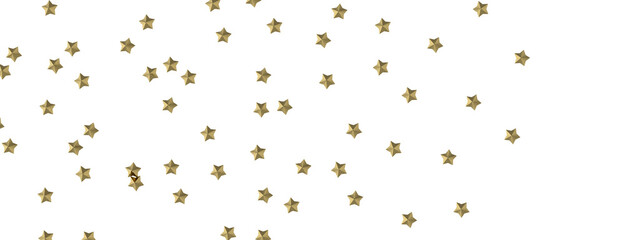 A Shimmering Rainfall: 3D Illustration Depicts a Golden Stars Cascade