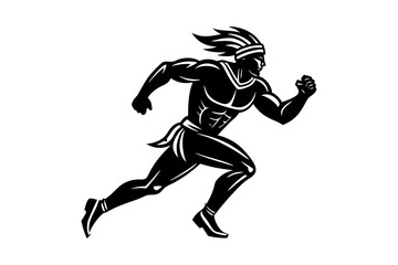 Ancient Stoic Sprinter Mascot Logo Design