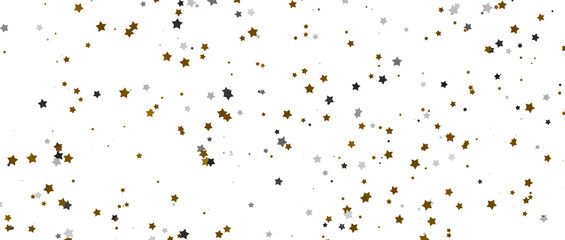 Descendant Christmas Constellations: Mind-Blowing 3D Illustration of Falling Festive Star Patterns