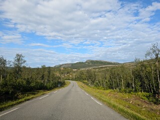 Fototapeta premium Scenic Norway Mountain Road Journey