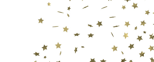 Yuletide Star Descent: Striking 3D Illustration Showcasing Falling Festive Stellar Fragments
