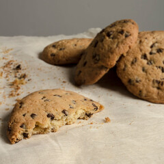 Galleta con chips de chocolate