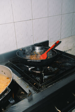 cooking shredded meat