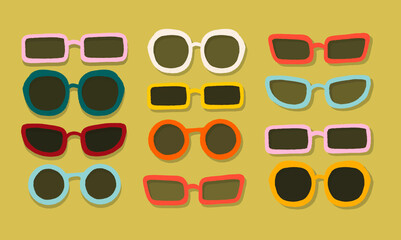 Variety of sunglasses