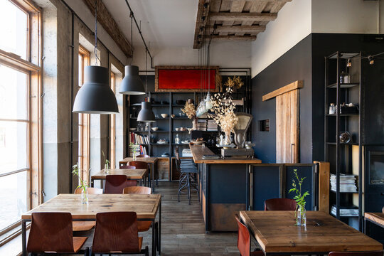 Modern Interior Design Cafeteria Space